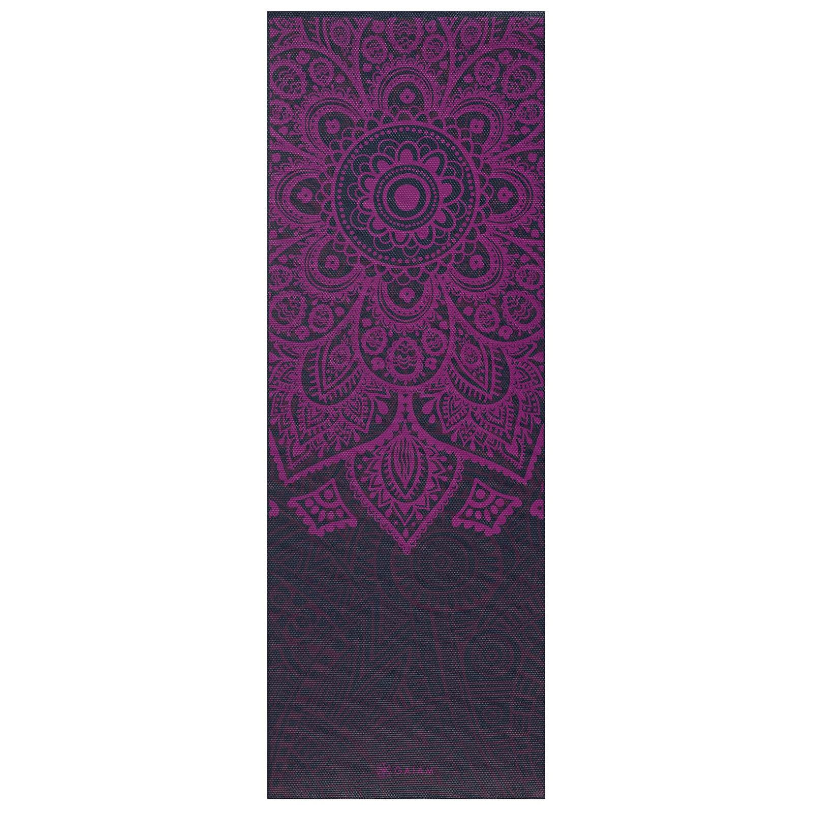 Gaiam Premium Στρώμα Yoga Sundial Plum.Διαστάσεις: Μήκος: 173 εκ Πλάτος: 61 εκ Πάχος: 6 mm - mykarma.gr