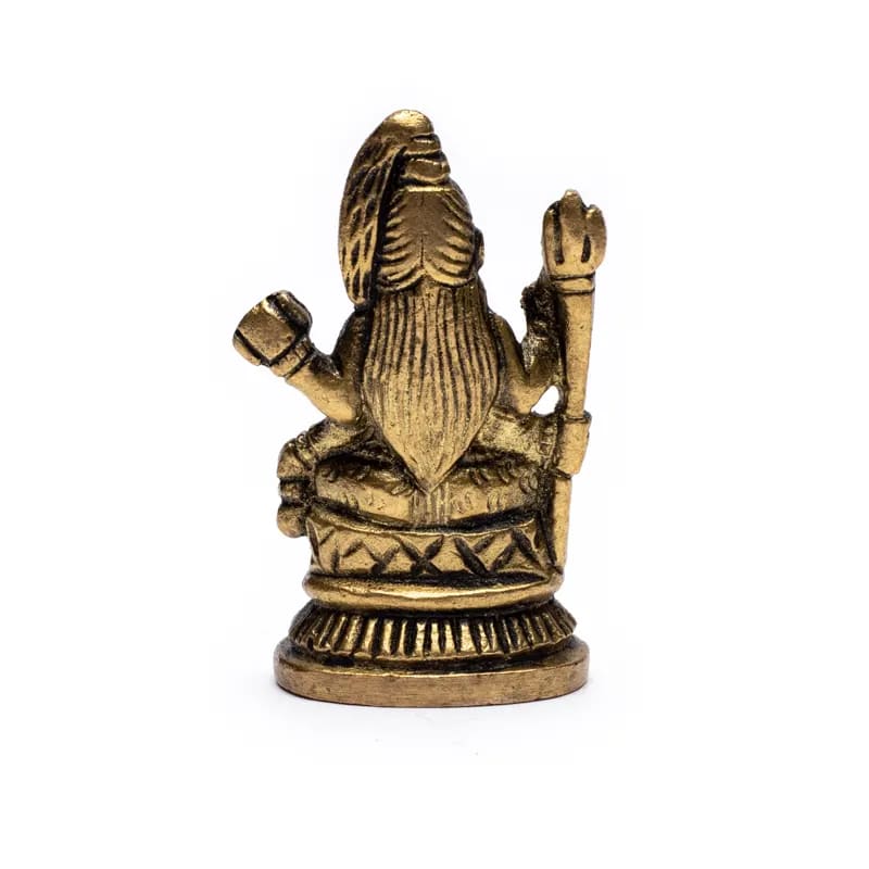 Ινδουιστικό Μικρό Άγαλμα Monday Lord Shiva - φέρνει τύχη για όσους έχουν γεννηθεί τη Δευτέρα - ορείχαλκος.Διαστάσεις: 5,5 x 3,5 cm - mykarma.gr