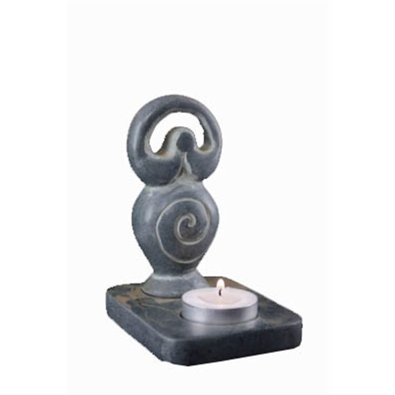 Άγαλμα Goddess απο Σαπουνόπετρα με βάση ρεσω 11cm - mykarma.gr