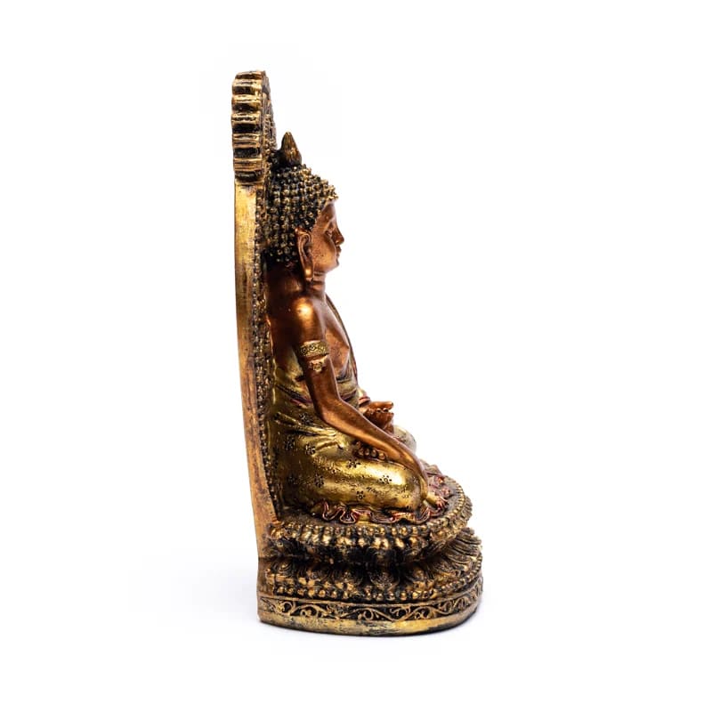 Άγαλμα του Ιστορικόυ Βούδα Shakyamuni που αγγίζει τη γη .Διαστάσεις: 10 x 7,8 x 17,8 cm Βάρος: 380 g - mykarma.gr