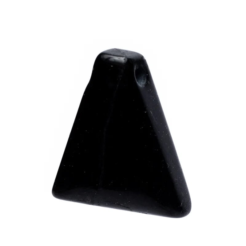 Κρεμαστό Μενταγιόν από Σουγκίτη (Shungite).Διαστάσεις: 3 cm - mykarma.gr