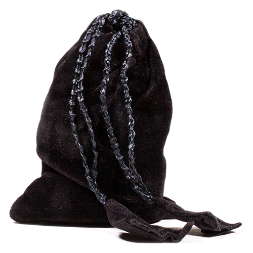 Wiccan Pagan πέτρες συμβόλων απο Μαύρο Agate SET από 6, σε βελούδινη τσάντα. Μέγεθος 3.3x2.3 εκ. - mykarma.gr