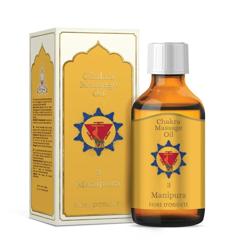 Chakra 3 Manipura Massage Oil - Λάδι Μασάζ για την εξισορρόπηση του 3ο Τσάκρα - με αιθέριο έλαιο 100 ml - mykarma.gr
