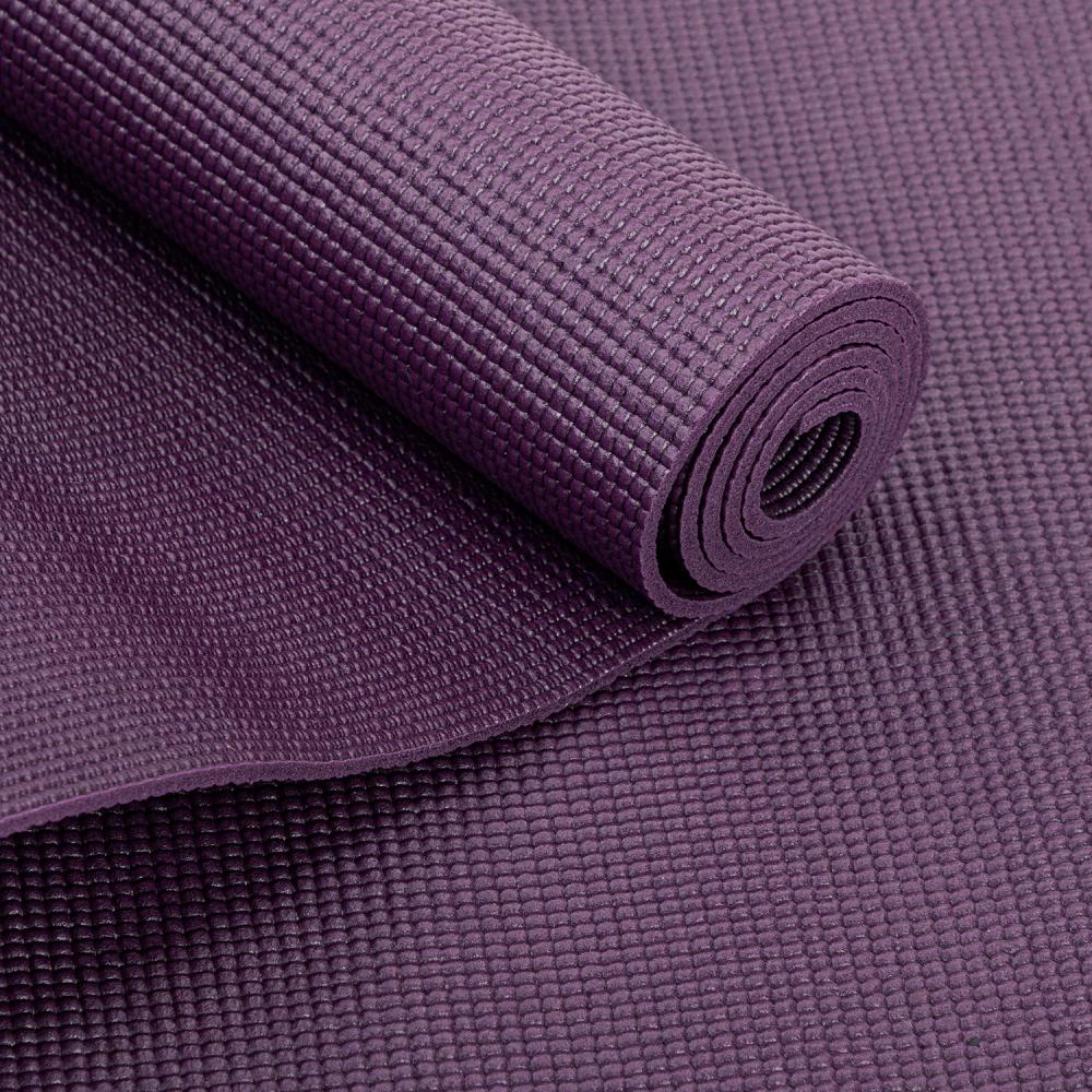 Bodhi Basic Asana yoga mat - Στρώμα γιόγκα για αρχάριους PVC Aubergine 183cmX60cmX4,5mm - mykarma.gr