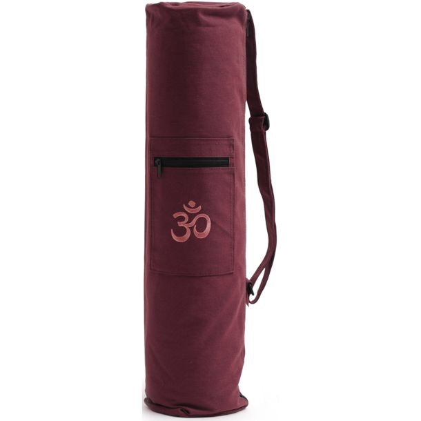 Yogistar- Τσάντα για στρώμα γιόγκα Ohm Bordeaux - 65 cm - mykarma.gr
