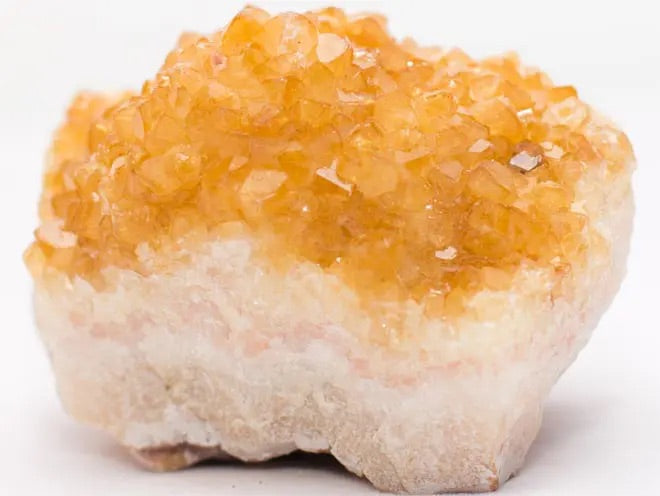 Φυσικό ορυκτό πέτρωμα Κιτρίτη (Citrine) - ακατέργαστη πέτρα ± 100 g - mykarma.gr