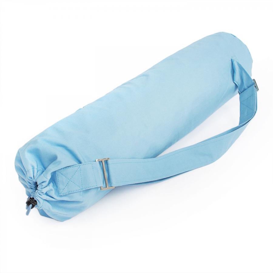 Bodhi Yoga Mat Bag Shakti - Τσάντα Μεταφοράς Ganesh για στρώμα με πρακτικό κορδόνι - βαμβάκι - blue . Διαστάσεις 70cm x 23cm - mykarma.gr
