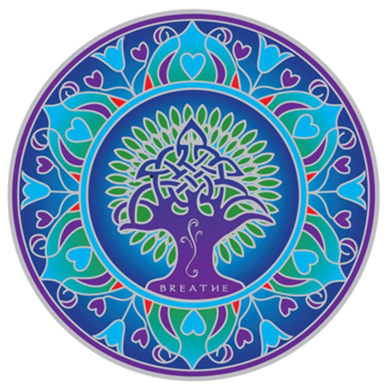 Κρεμαστά τοίχου - Αυτοκόλλητο Earth Mandala.Διαστάσεις: 14εκ - mykarma.gr
