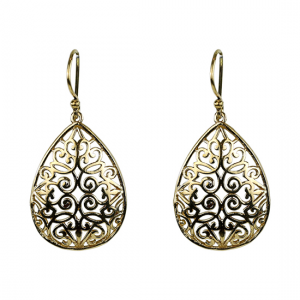 Σκουλαρίκια απο ορείχαλκο.Διαστάσεις: 3 εκ - mykarma.gr