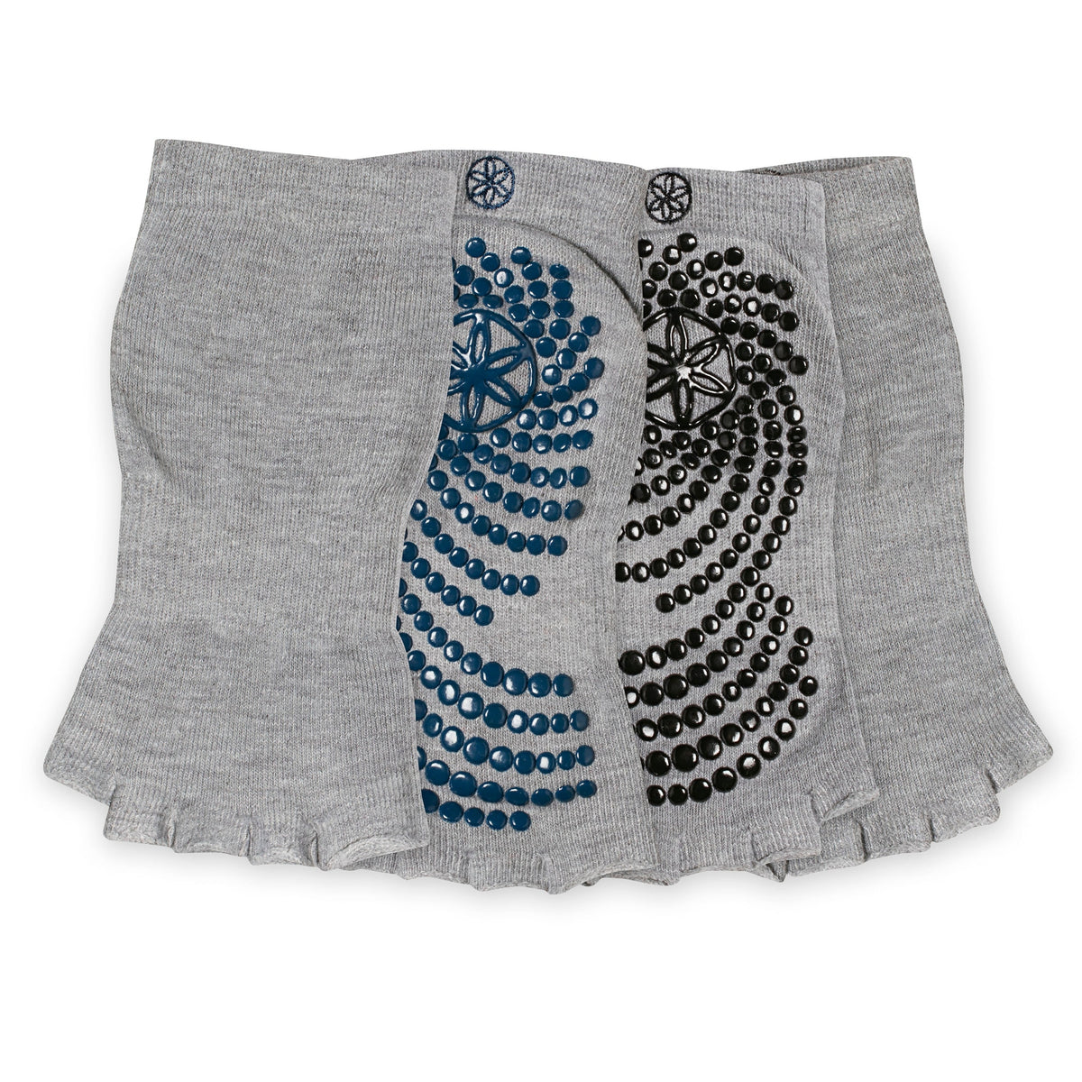 Gaiam Toeless Grippy Socks -Σετ των 2 - Αντιολισθητικές κάλτσες με ανοιχτά δάχτυλα - One Size - mykarma.gr
