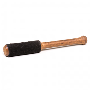 Ραβδί για Singing Bowl-ξύλο με μαύρο σουέντ.Βάρος: 25 g. Διαστάσεις: 15 × 2 cm - mykarma.gr