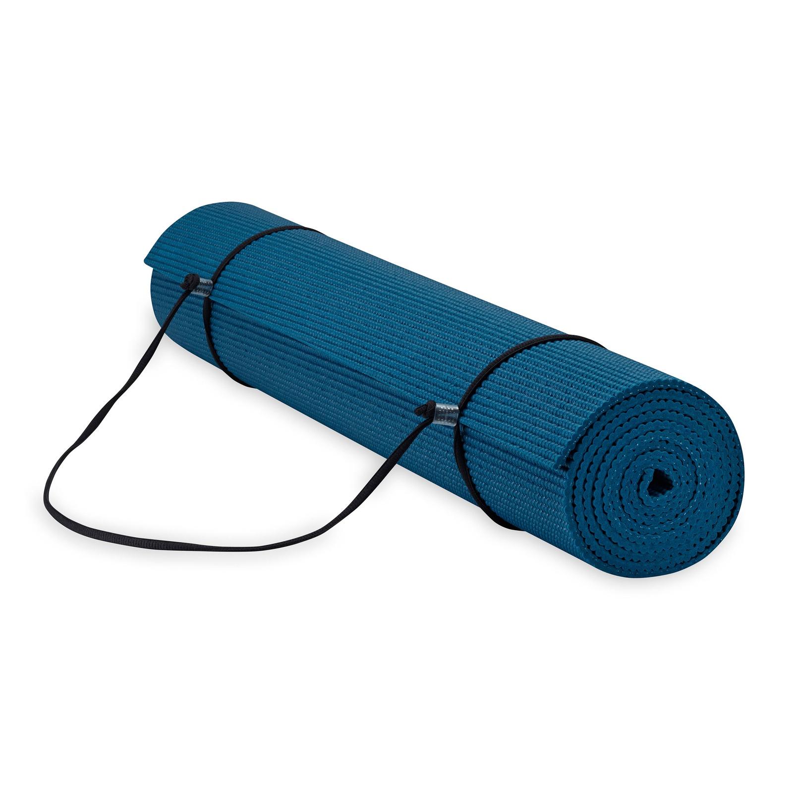 Gaiam Essentials Στρώμα Yoga Navy + Ιμάντας Μεταφοράς Δώρο. Διαστάσεις: Μήκος: 173 εκ Πλάτος: 61 εκ Πάχος: 6 mm - mykarma.gr