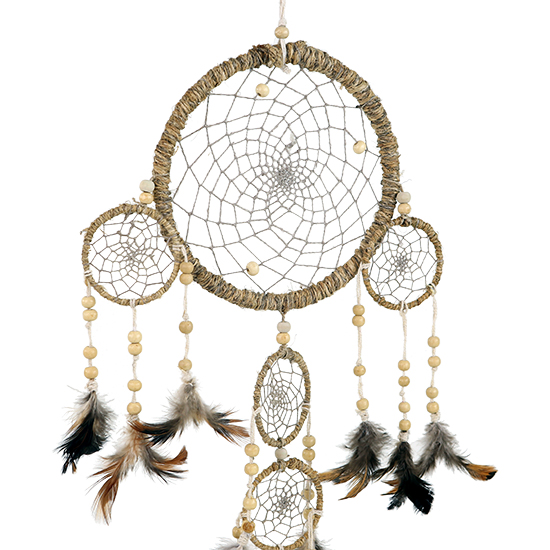 Dreamcatcher Ονειροπαγίδα-μέγεθος Μ. Διαστάσεις: 15,5 × 47 εκ - mykarma.gr