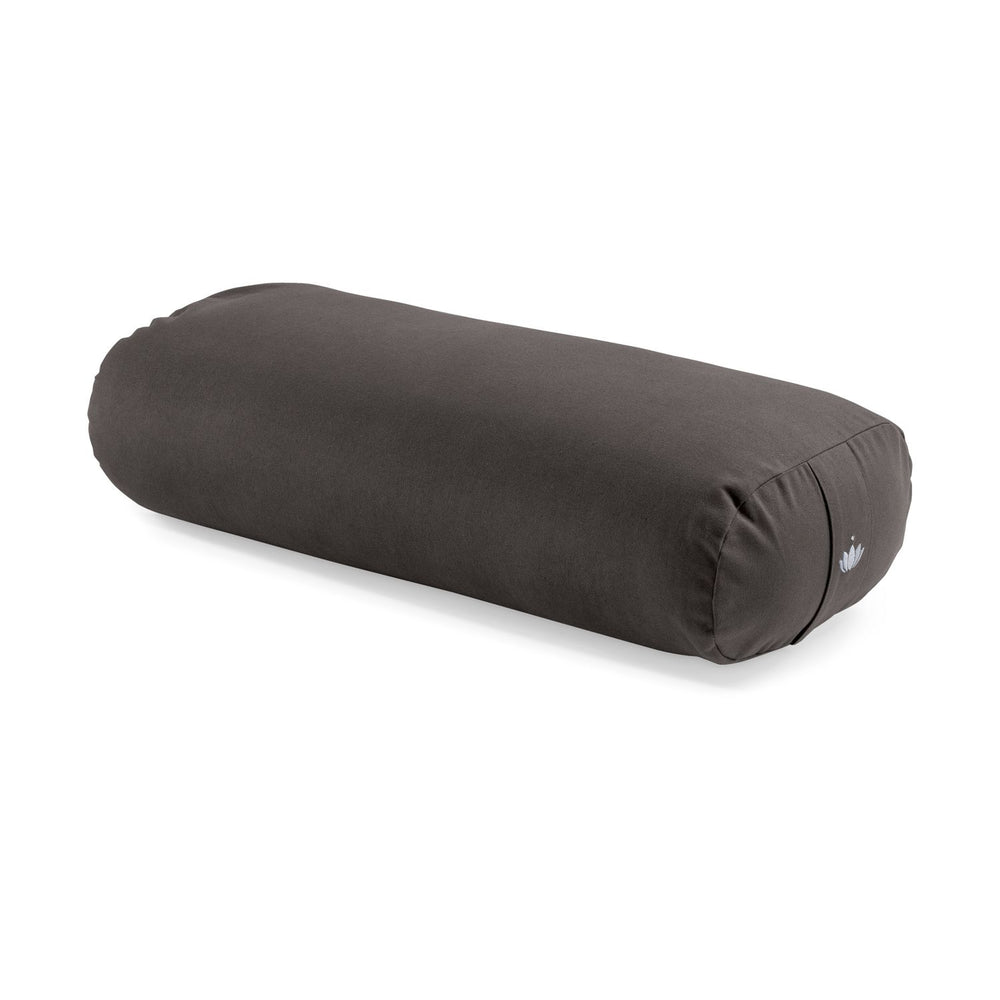 Lotuscrafts Restorative L μαξιλάρι Bolster - Anthracite - κάλυμμα απο οργανικό βαμβάκι & γέμιση Καποκ μαλλί. Διαστάσεις: 72 × 30 x 20 εκ - mykarma.gr