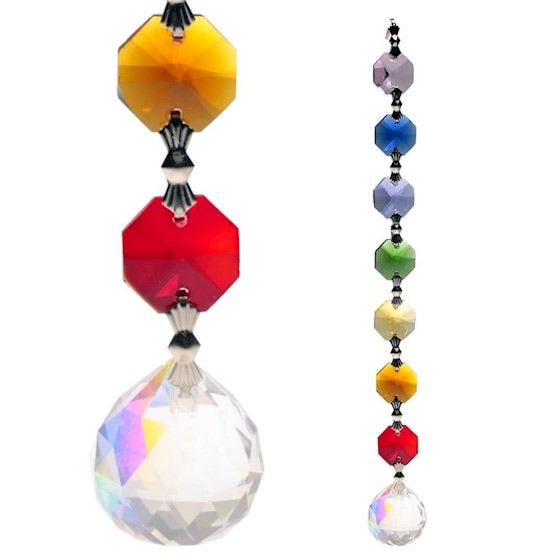 Κρύσταλλοι feng shui "Aurora Sphere" Feng Shui κρυστάλλινη διακόσμηση 20cm - mykarma.gr