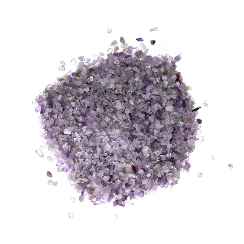 Φυσικό ορυκτό πέτρωμα-Ημιπολύτιμοι λίθοι -Αμέθυστος (Amethyst)- πολύ μικρές πέτρες. Βάρος:250 g. - mykarma.gr