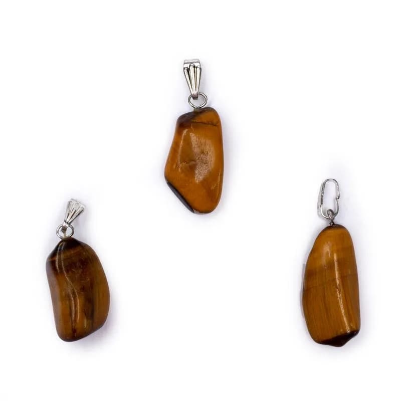 Κρεμαστό Μενταγιόν από Μάτι Τίγρης (Tiger Eye).Διαστάσεις: 2 εκ.(Η συσκευασία περιέχει 1 τεμάχιο) - mykarma.gr