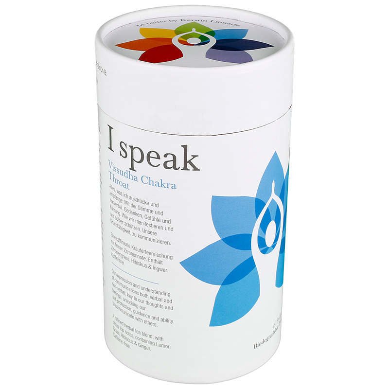 Solaris Vegan Οργανικό Τσάι Throat 5o Chakra “I Speak”- χωρίς καφεΐνη - περιέχει λεμονόχορτο, ιβίσκο & τζίντζερ 15 φακελάκια x 2 g - mykarma.gr