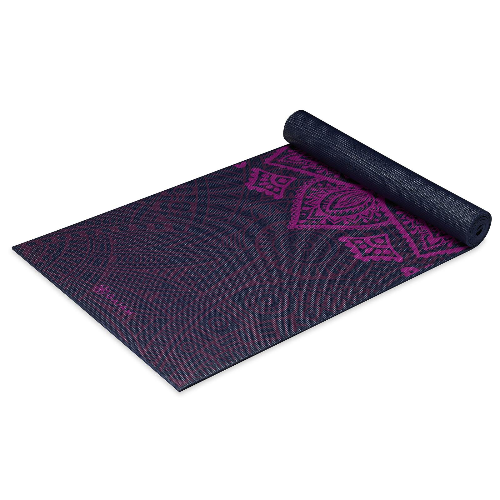 Gaiam Premium Στρώμα Yoga Sundial Plum.Διαστάσεις: Μήκος: 173 εκ Πλάτος: 61 εκ Πάχος: 6 mm - mykarma.gr
