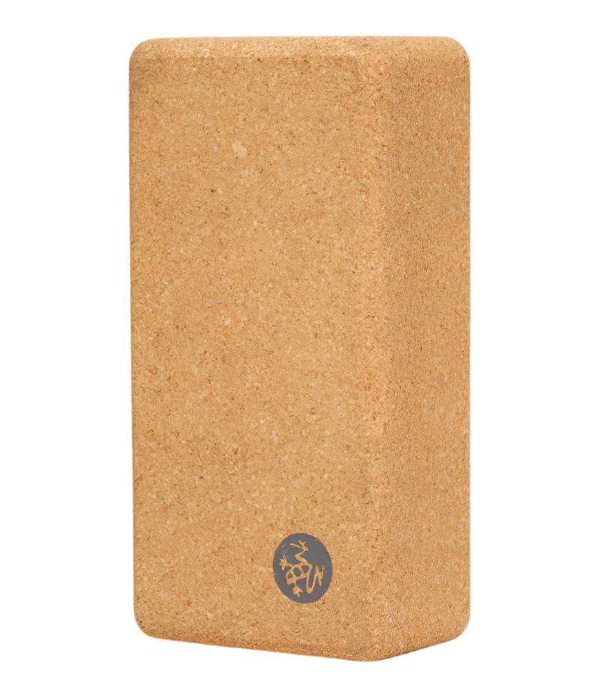 Yoga Manduka Lean Cork Yoga Block 22cmx11cmx7cm Βάρος:500gr - mykarma.gr