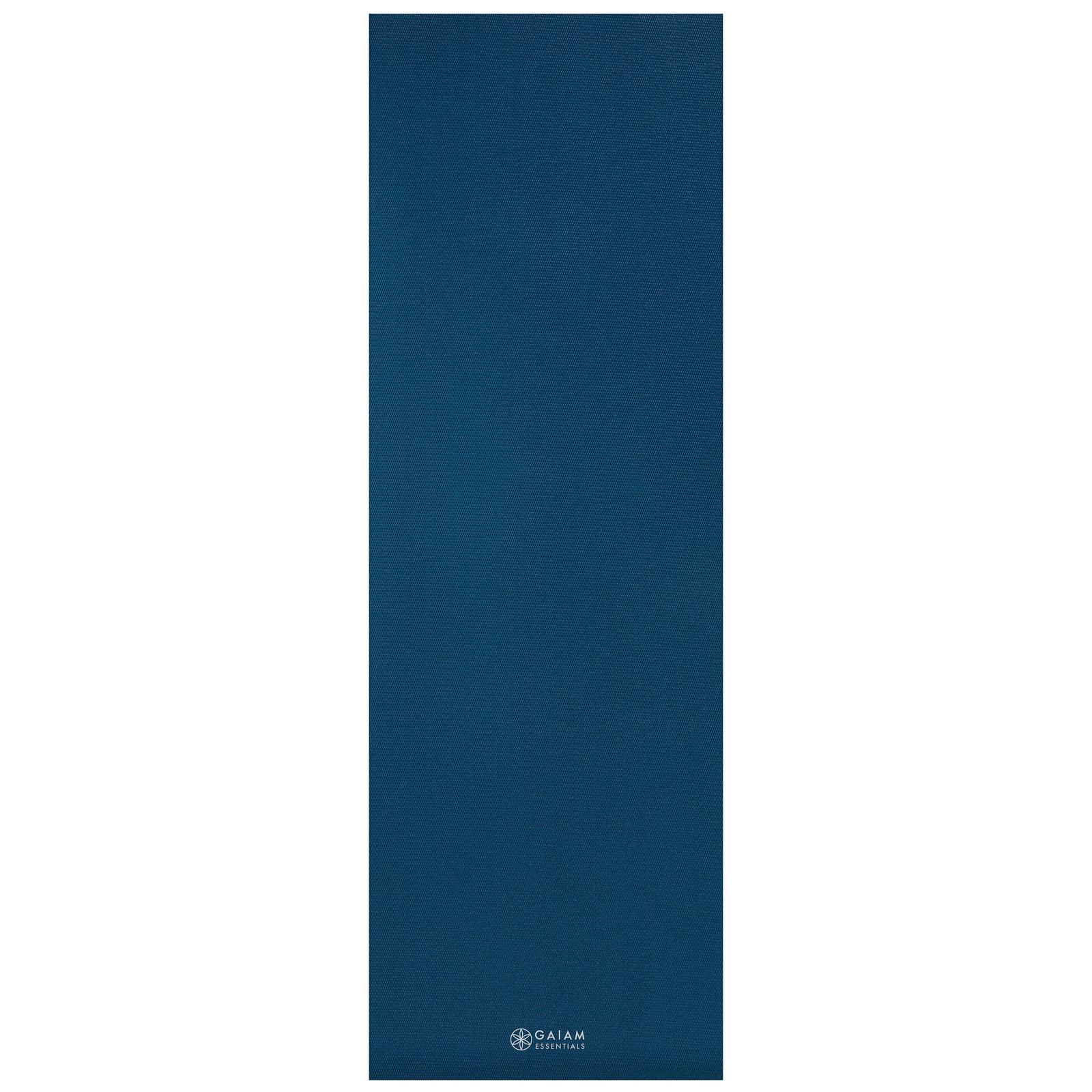 Gaiam Essentials Στρώμα Yoga Navy + Ιμάντας Μεταφοράς Δώρο. Διαστάσεις: Μήκος: 173 εκ Πλάτος: 61 εκ Πάχος: 6 mm - mykarma.gr