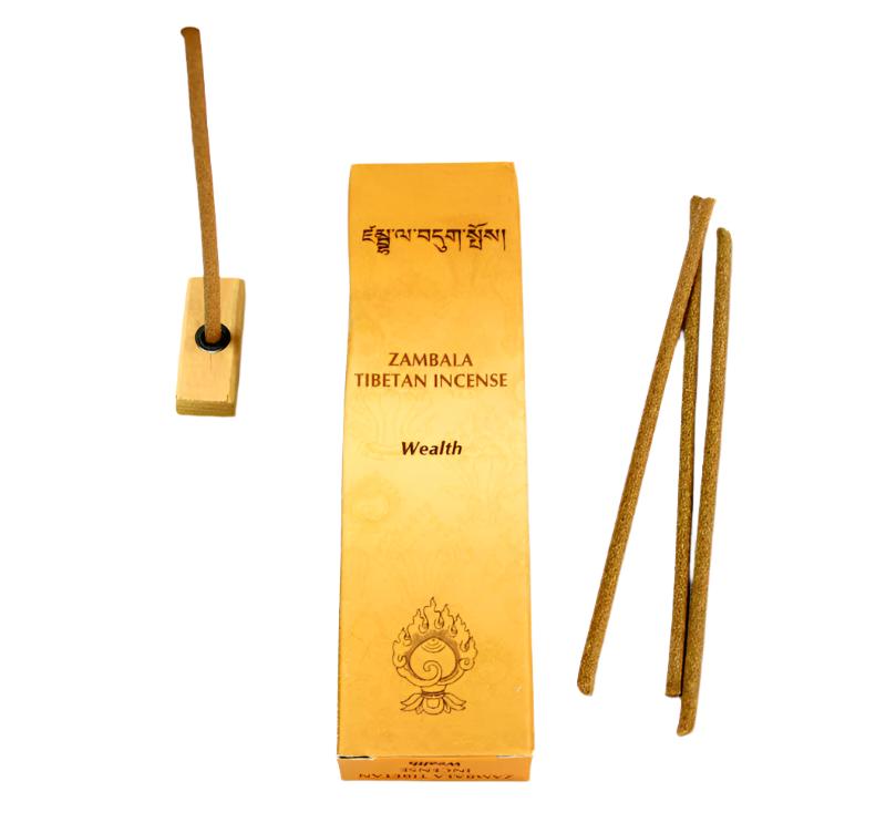 Στικ Tibetan Zambala Wealth(Πλούτος) 20 Στικ & Βάση. Βάρος: 20 g. Χρόνος καύσης για κάθε στικ 65 λεπτά. - mykarma.gr