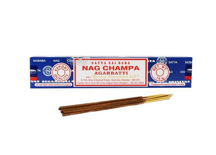 Αρωματικά Στικ Satya Sai Baba Agarbatti -Nag Champa.Βάρος: 15 g. - mykarma.gr