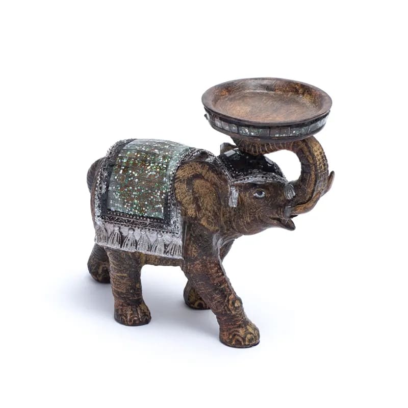Άγαλμα & Φωτιστικό για Ρεσώ Ελέφαντας -σύμβολο τύχης,θάρρους και δύναμης.Βάρος: 500 g. Διαστάσεις: 14 × 16 × 6 cm. - mykarma.gr