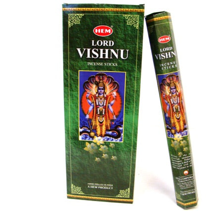 Ινδικό Αρωματικό Στικ- Lord Vishnu 20 Στικ - mykarma.gr