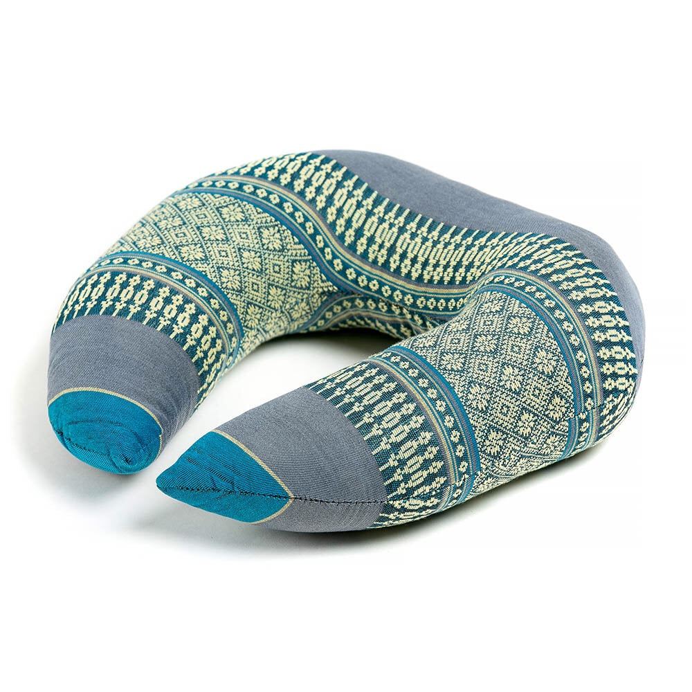 Μικρό στρόγγυλο μαξιλαράκι THAI.30 x 30cm. - mykarma.gr