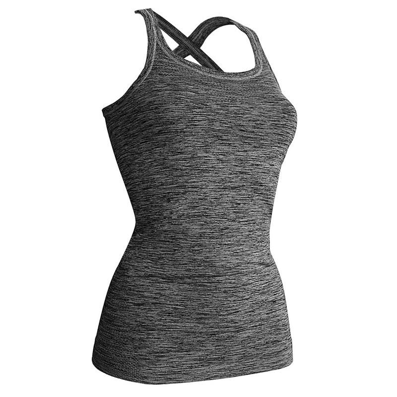 OEKO-TEX® Standard 100 Kidneykaren Γιόγκα T-Shirt singlet - ανθρακί . Νούμερα: Small-Medium-Large-Extra Large. - mykarma.gr