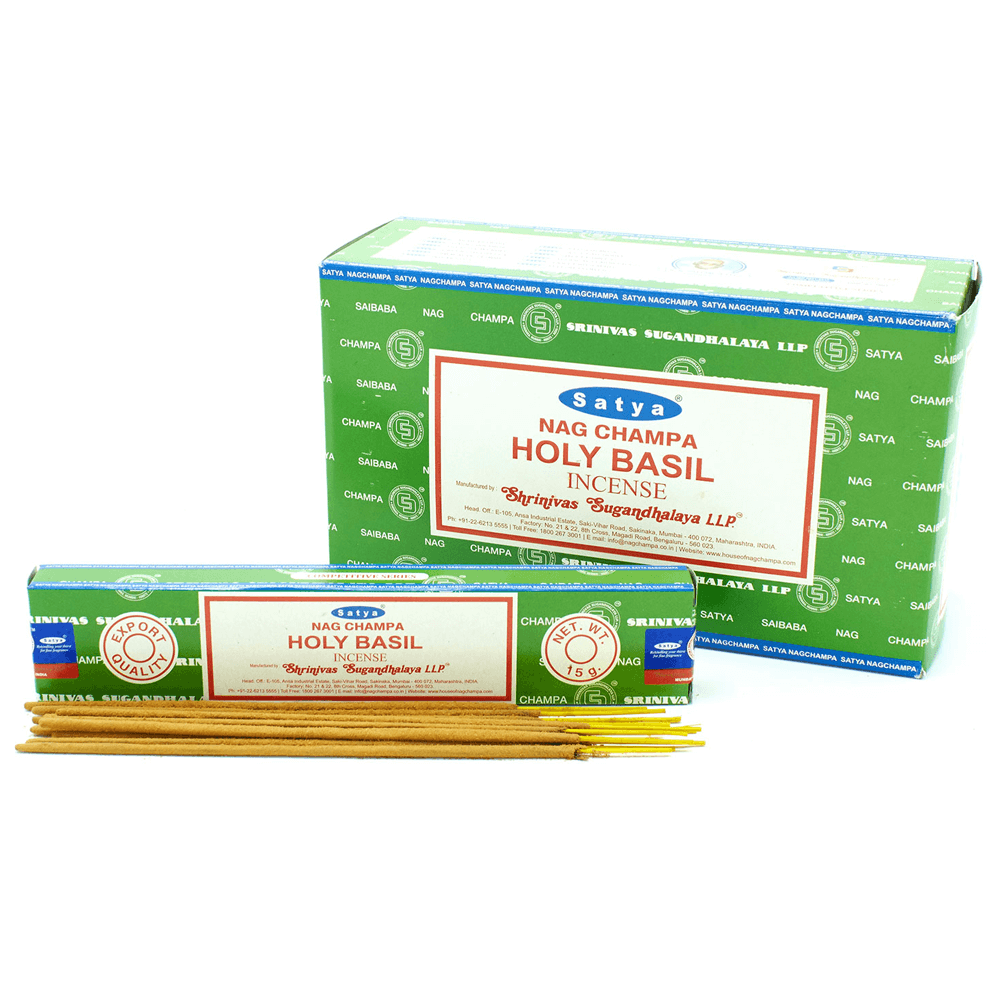 Αρωματικά Στικ - Satya - Holy Basil Βάρος: 15γρ. - mykarma.gr