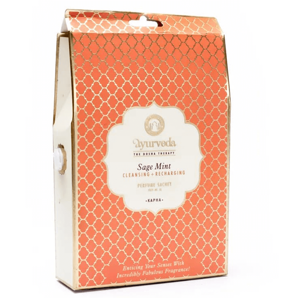 Kapha Dosha - Αγιουρβεδικό Αρωματικό φακελάκι ποτ πουρί - αποσμητικό χώρου με άρωμα Φασκόμηλο/Μέντα Βάρος: 20 g - mykarma.gr