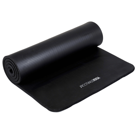 Yogistar - Pilates mat 'Basic'-Στρώμα για Pilates - μαύρο.Διαστάσεις 182 cm x 60 cm x 15 mm. - mykarma.gr