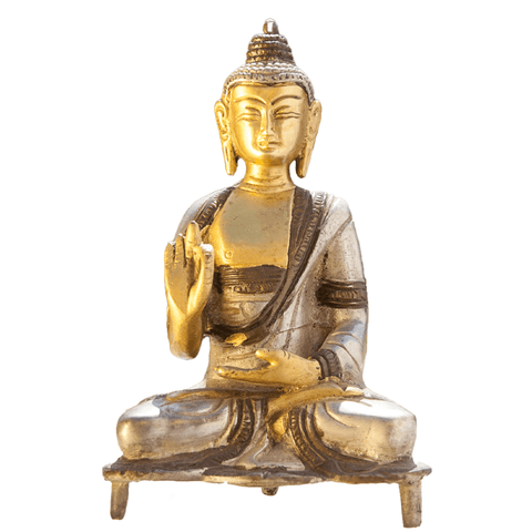 Άγαλμα καθιστός Kanakamuni Βούδας - 13 cm - mykarma.gr