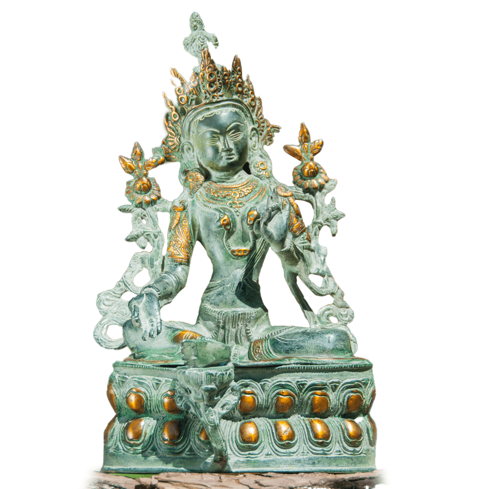 Άγαλμα Πράσινη Τάρα - 36 cm - mykarma.gr