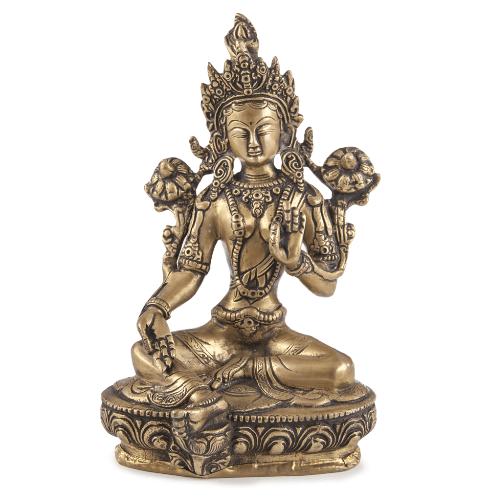 Άγαλμα Πράσινη Τάρα - 21 cm - mykarma.gr