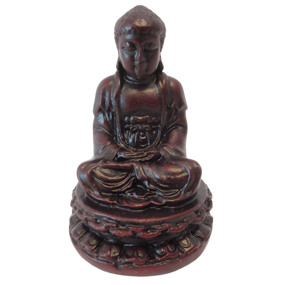 Κόκκινος διαλογιζόμενος Βούδας - mykarma.gr