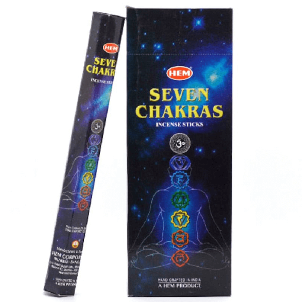 Ινδικό Αρωματικό Στικ - 7 Τσάκρα (7 Chakras) 20γρ - mykarma.gr