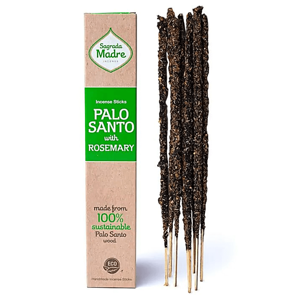 Αρωματικό Στικ - Sagrada Madre - Palo Santo+Δεντρολίβανο(Rosemary) Χρόνος καύσης ανά Στικ ±60 λεπτά Βάρος: ±30 gr - mykarma.gr