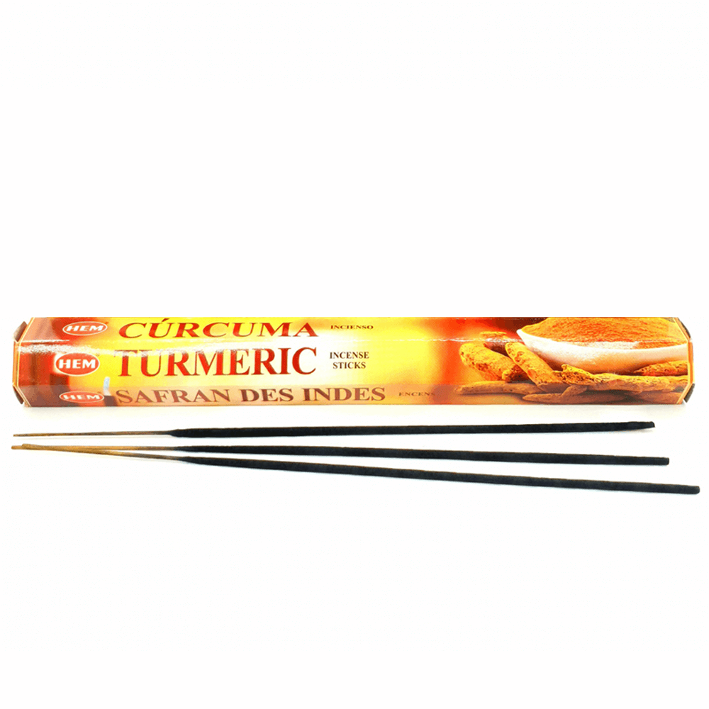 Ινδικό Αρωματικό Στικ - Κουρκουμάς (Turmeric) 20γρ - mykarma.gr