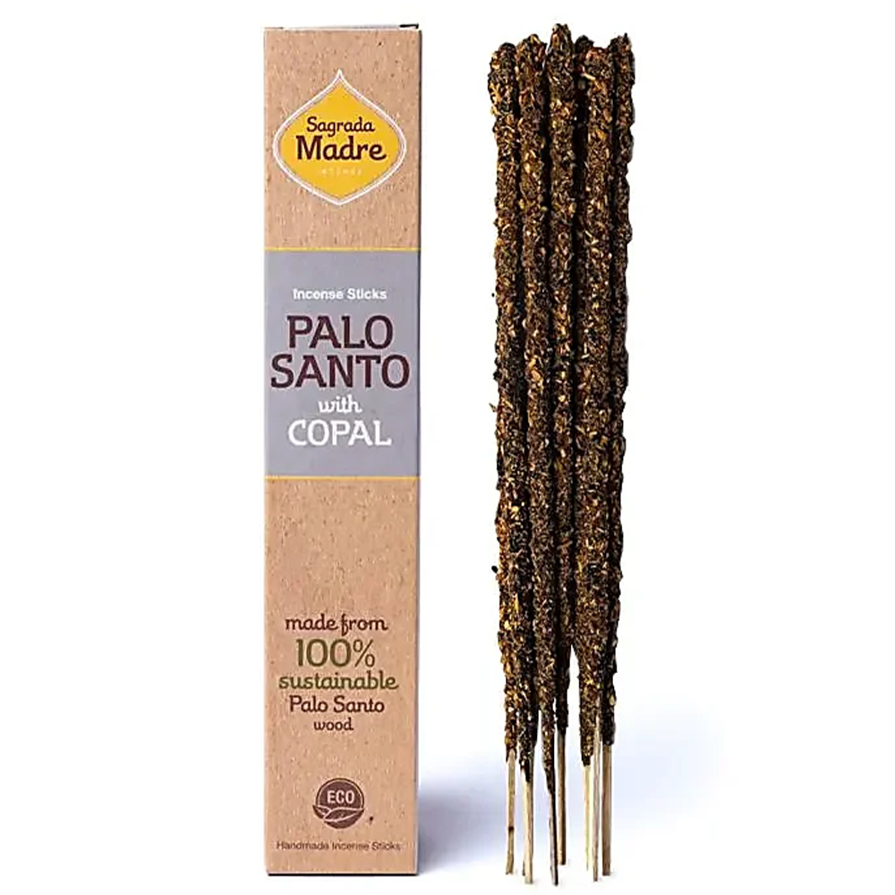 Αρωματικό Στικ - Sagrada Madre - Palo Santo + Copal Χρόνος καύσης ανά Στικ ±60 λεπτά Βάρος: ±30 gr - mykarma.gr