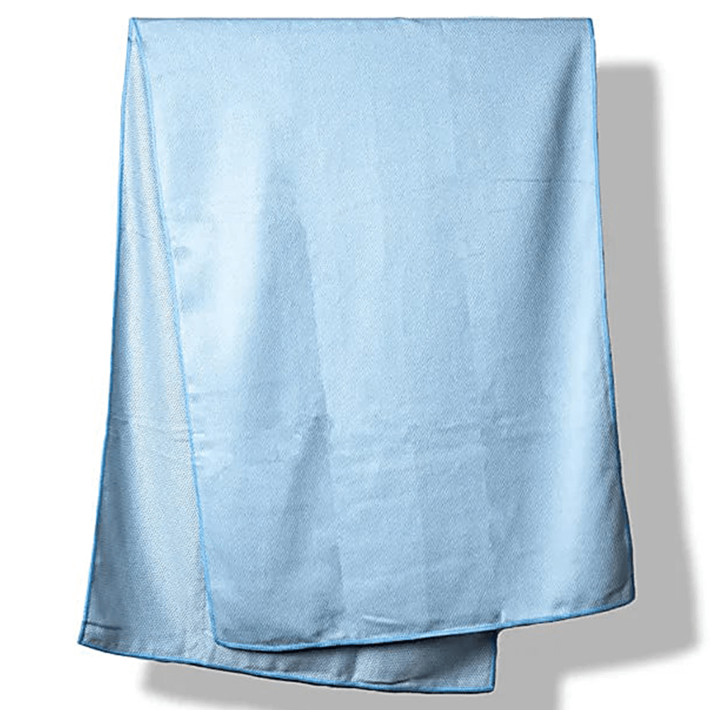 Πετσέτα γιόγκα με κουκκίδες PVC - light blue Διαστάσεις: 182x63 cm - mykarma.gr