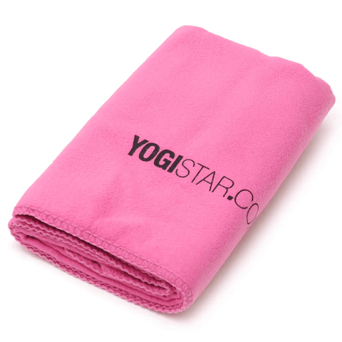 Yogistar - Πετσέτα Χειρός - Yoga Mini Towel - Pink .Βάρος 80γρ.  80cm x 40cm - mykarma.gr