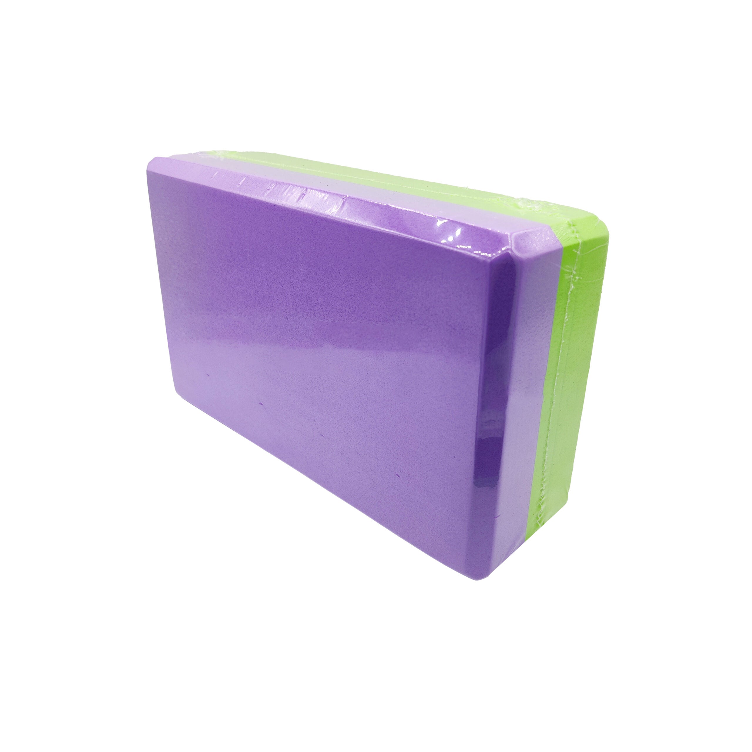 Yoga Block -Μωβ/Πράσινο - mykarma.gr