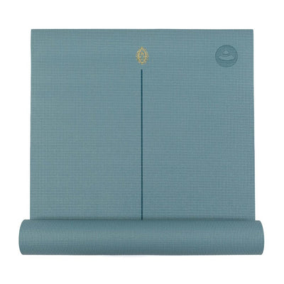 Bodhi Στρώμα γιόγκα Leela με γραμμή “Hamsa” - light blue  183 x 60 cm, 4.5 mm  Βάρος: 1,4 kg - mykarma.gr