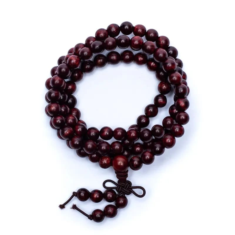 Mala Violetwood με 108 χάντρες ελαστικό Διαστάσεις: 0,6 cm - mykarma.gr