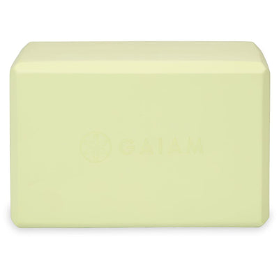 Gaiam - Yoga & Pilates block - Cool Matcha - τουβλάκι γιόγκα Διαστάσεις: 23 cm x 15 cm x 10 cm - mykarma.gr