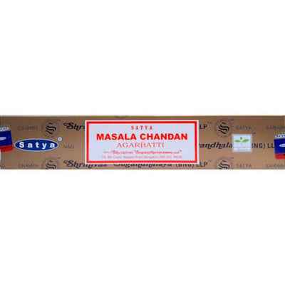 Αρωματικά Στικ Satya Agarbatti - Masala Chandan (Σανταλόξυλο) Βάρος: 15 g - mykarma.gr