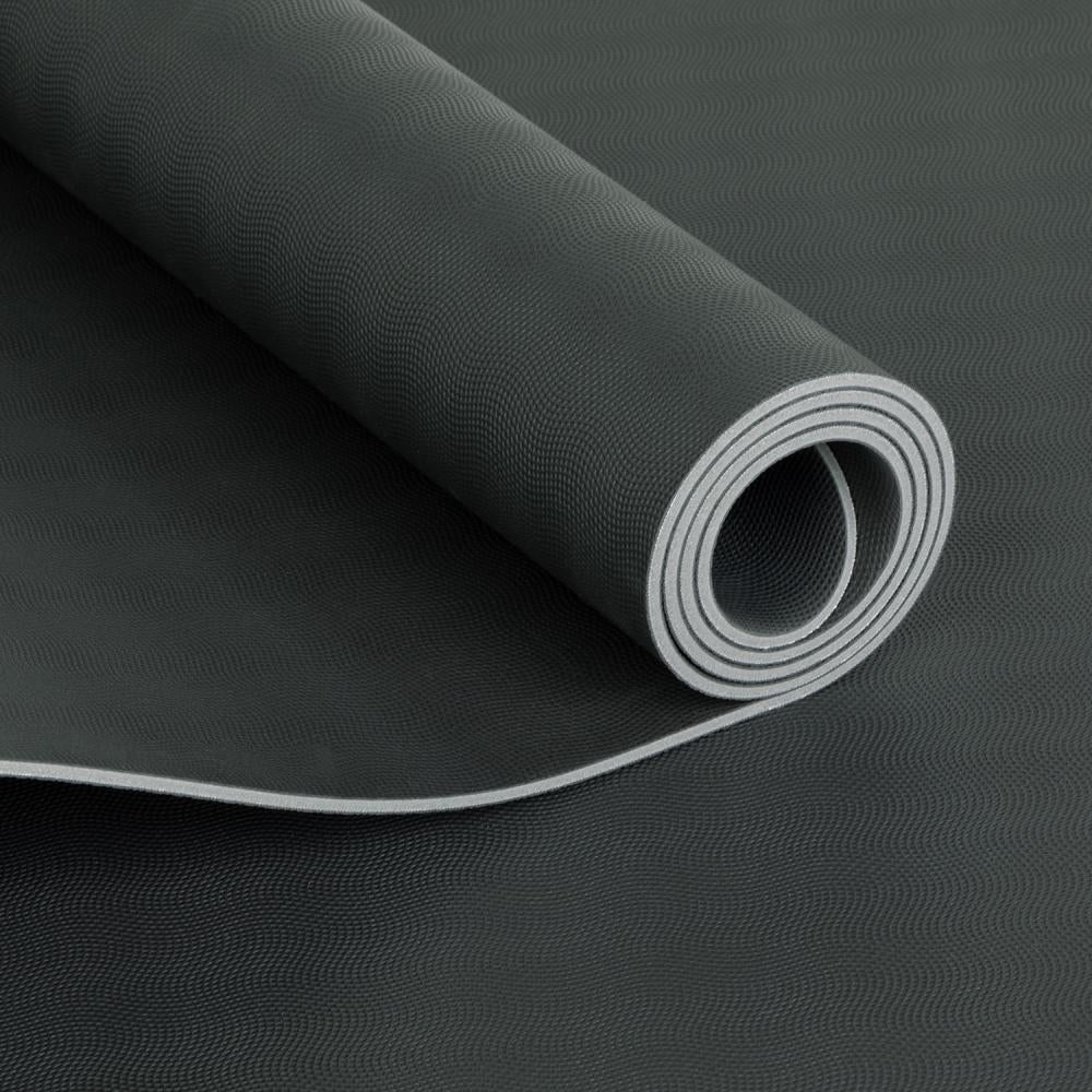 Bodhi Natural Rubber yoga mat ECOPRO XL+XW - Στρώμα γιόγκα από φυσικό καουτσούκ XL & Wide - slate grey  200cm X 66cm X 4mm - mykarma.gr